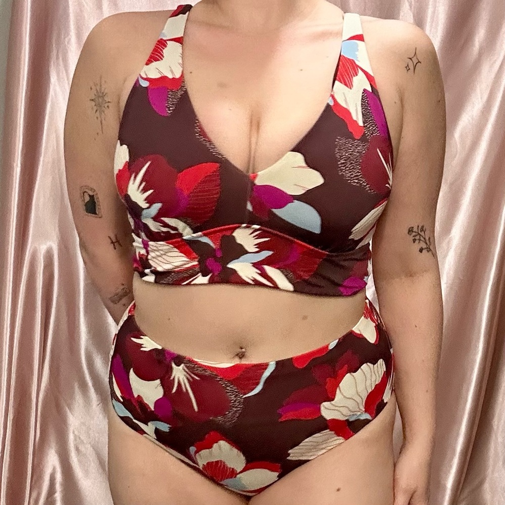 Athleta Floral Print Bikini